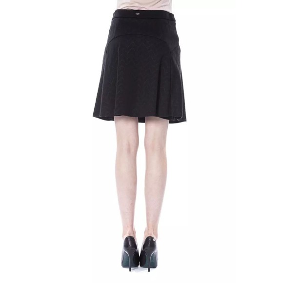 BYBLOS Chic Black Tube Mini Skirt for Sophisticated Style NWT - Picture 3 of 4
